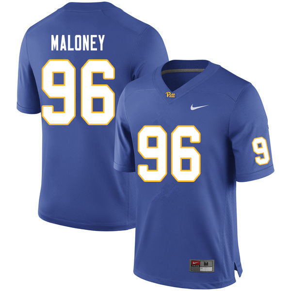 Men #96 Chris Maloney Pitt Panthers College Football Jerseys Sale-Royal